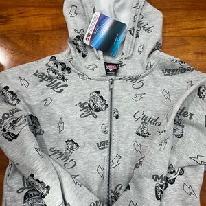 Disney Cars Light Gray Kids Hoodie
